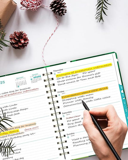 Ymumuda 2026 Planner, Daily Weekly Monthly Planner, 2026 Calendar Planner (Jan 2026 - Dec 2026), 8.4" x 6.3", Teacher School Student Work Agenda with Tabs, Ideal for School Office Supplies
