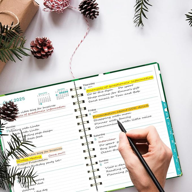 Ymumuda 2026 Planner, Daily Weekly Monthly Planner, 2026 Calendar Planner (Jan 2026 - Dec 2026), 8.4" x 6.3", Teacher School Student Work Agenda with Tabs, Ideal for School Office Supplies