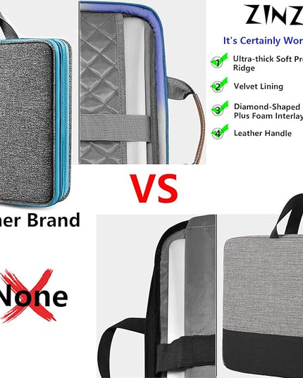 ZINZ Slim Expandable 13 13.3 14 Laptop Case Sleeve Compatible with MacBook Air/Pro 13-14 M1 M2 M3 M4 M5 2021-2023 Pro,13.5 Surface Laptop 4/3,L01G02