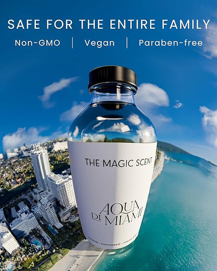The Magic Scent Aqua di Miami Diffuser Oil - Hotel & Home Luxury Scents - Diffuser Oil Scents for Home Designed for Use in All Diffusers - 16.9 fl oz, 500 mL