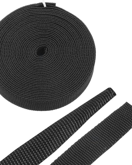 MECCANIXITY Braided Cable Sleeves Heat Shrinkable Fabric Sleeving, 3/8" 16ft Black 2:1 Ratio Heat Shrinkable Cord Protector for Harness Cable, Network Cable Protection, Cable Management