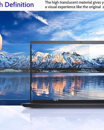 Peslv 15.6 Inch Laptop Privacy Screen Compatible With Lenovo Hp Dell Acer Asus Thinkpad Envy Xps, 16:9 Aspect Removable Anti Glare Blue Light Filter Protector, 15 In Computer Monitor Security Shield