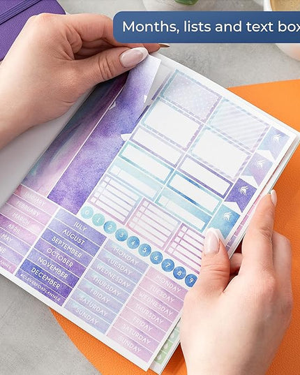 Planner Stickers by Clever Fox - 1,500+ Productivity, Budget, Fitness, Mom, Student, Classic, Number, Holiday Stickers for Your Monthly, Weekly & Daily Planner, Calendar or Journal (Classic Pack)