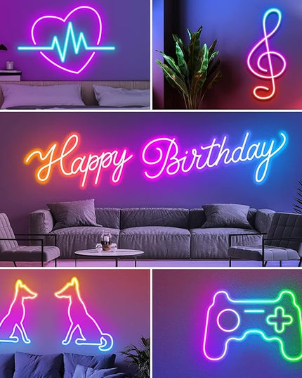 150Ft Neon Rope Lights,Flexible Led Rope Lights Control with App/Remote,Multiple Modes Light,IP65 Outdoor RGB Led Light Waterproof (150Ft Neon Rope Lights)