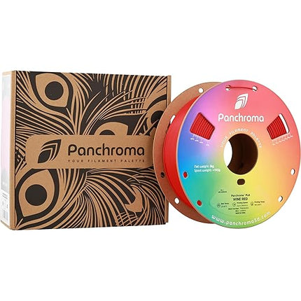 Panchroma PLA Wine Red 3D Printer Filament, 1.75mm, 1kg Spool, Easy to Print, High Speed Printing, Tangle Free, AMS Compatible, Perfect for Toys, Decor, Miniatures, Models & Cosplay
