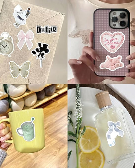 400pcs Aesthetic Stickers for Adult Journaling, Planner & Scrapbook Use – Japanese-Inspired Cute Animal & Retro Deco Stickers for Vision Boards, Creative Planning & Memory Keeping