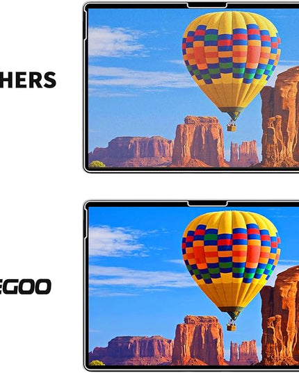 Megoo AmorShield Screen Protector for Surface Pro 12 inch [3X Shatterproof Protection], [9H+ Military Grade], HD Clear Tempered Glass, Anti-Fingerprint, Easy Installation No Bubble, 2 Pack