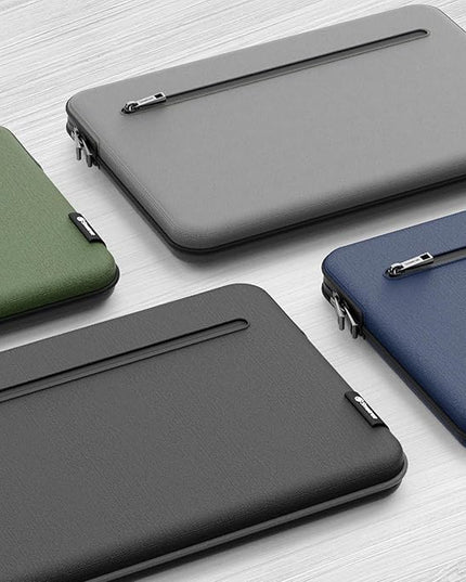 Smatree SlimPro Laptop Sleeve Case for 14 inch DELL Latitude 7440 Laptop or 2-in-1, Case with Swift-Access Accessory Pocket, Patented Super-Corner Design, Light Grey (S413LG)