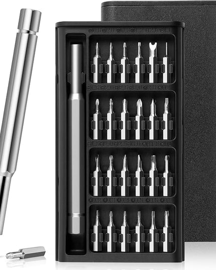 25 in 1 Precision Screwdriver Set, Mini Professional Repair Tool Kit, Super Durable Screwdriver Fits for Watch, Laptop, Eyeglasses, Computer, Electronic, Camera