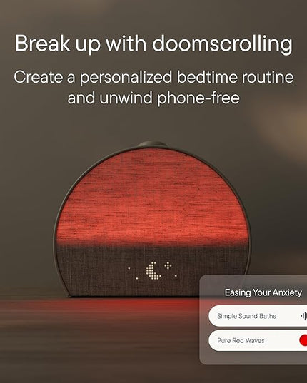 Hatch Restore 3 Sunrise Alarm Clock, Sound Machine, Smart Light (Putty) - White Noise, Screen-Free Sleep Routine