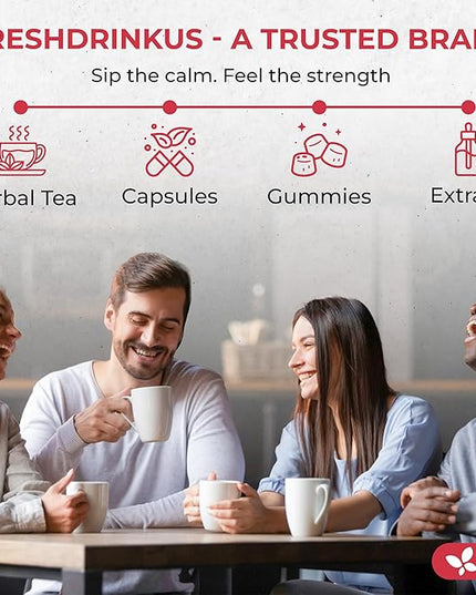Premium Happy Throat Herbal Tea – 135 Bags Of Supper Tea Blend: Marshmallow Root, Slippery Elm & Ginger – Dry & Sore Throat Relief – Caffeine-Free, No Honey, No Citrus – No Sugar