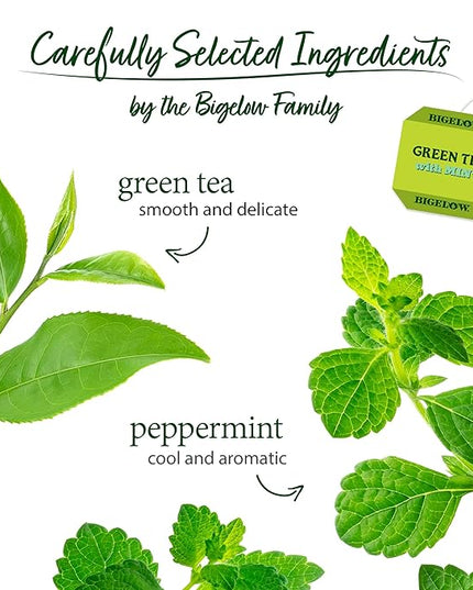 Bigelow Tea Green Tea with Mint, Caffeinated, 120 Count