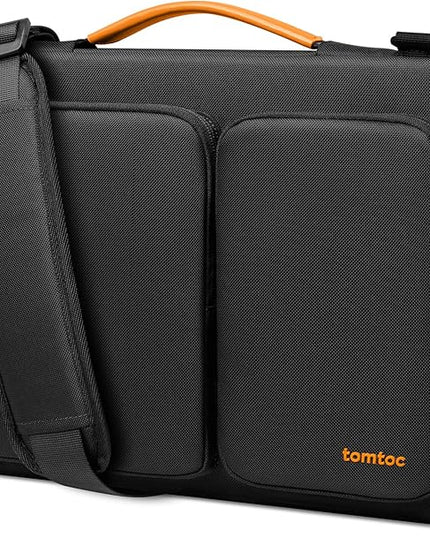 tomtoc 360 Protective Laptop Shoulder Bag for 16-inch MacBook Pro M4/M3/M2/M1 Pro/Max A3403 A3186 A2991 A2485 2024-2019, Water-resistant Sleeve for Dell XPS 15 Surface Book 3 The New Razer Blade 16
