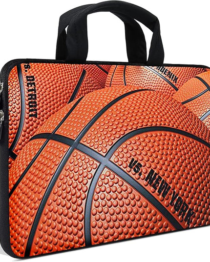 AMARY Chromebook Sleeve 11.6" 12" inch Laptop case Chromebook Bags MacBook air Sleeve Fit Apple MacBook Air HP DELL Lenovo Asus Samsung (Basketball)