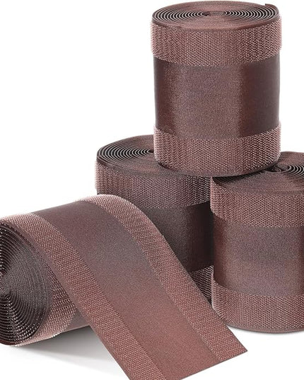 WILLBOND Carpet Cord Cover Cable Protector Floor Cover Cable Protector Management Only for Commercial Office Carpet(39.37 ft,Brown)