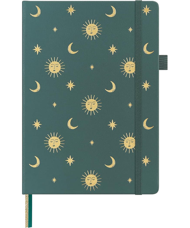 &And Per Se Lined Journal Notebook, 160 Pages, A5 5.7 x 8 inches College Ruled Thick Paper Notebook Journals for Writing, Hardcover Notebooks for Women Men Office School (Celestial Green)