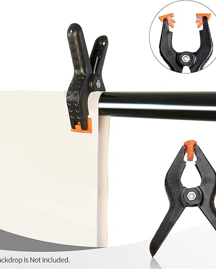 EMART Photography Backdrop Stand, 8 x 8 ft Adjustable Photo Background Holder, Back Drop Banner Support Frame Kit for Photoshoot Video Studio, Birthday Party