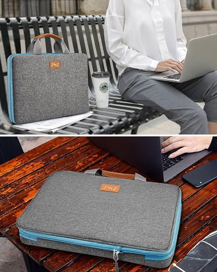 ZINZ Slim Expandable 13 13.3 14 Laptop Case Sleeve Compatible with MacBook Air/Pro 13-14 M1 M2 M3 M4 M5 2021-2023 Pro,13.5 Surface Laptop 4/3,L01G02