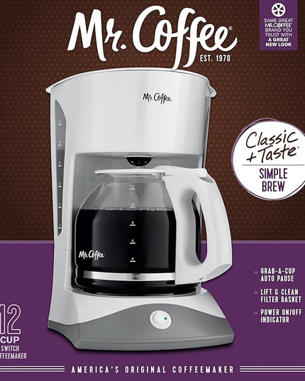 Mr. Coffee® Simple Brew 12-Cup Switch Coffee Maker