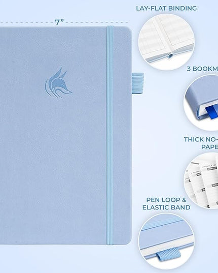 Clever Fox Planner Large – Undated Weekly & Monthly Planner for Productivity, Time Management & Goals – Organizer Journal – 7x10” (Periwinkle)