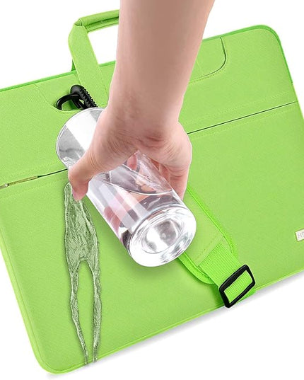 Laptop Shoulder Bag 13 13.3 14 Inch Case Compatible with MacBook Pro 14 2025-2021 M4/M3/M2/M1, Mac Air/pro 13-13.3 Inch and Most Popular 13-14 Notebooks,Spill-Resistant Briefcase, Light Green