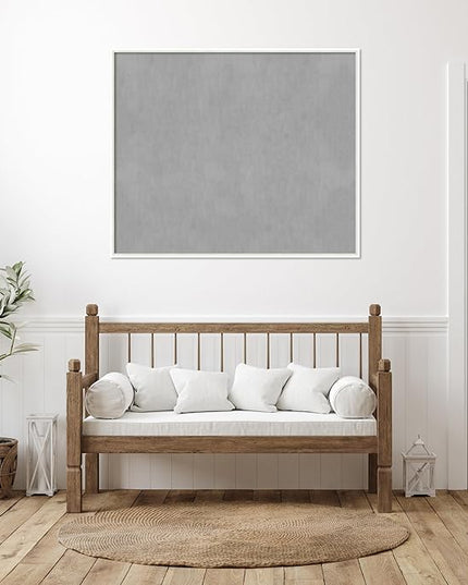 Amanti Art White Framed Magnetic Board 41x49 Oversize Vision Board for use with Magnets, 100% Metal Sheet to Display Items as Office Decor or for Home Organization in mudroom, Kitchen or Kids Room