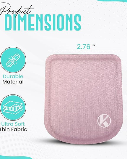 KOVEHN Ultra-Thin Laptop Wrist Rest Pads (Pastel Pink)