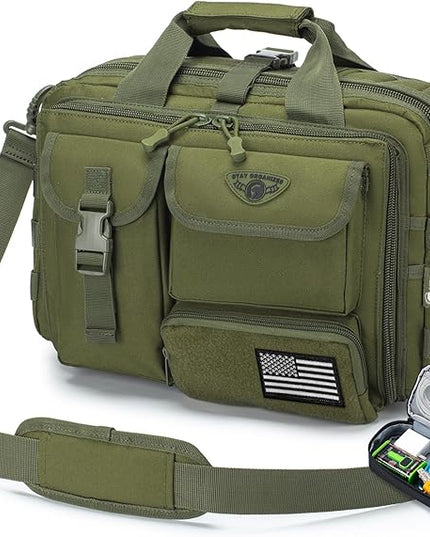 Stypos Tactical Laptop Bag for Men,14inch/15.6inch/17.3inch Messenger Bag Military Shoulder Bag,Flight Work Bags for Pilots