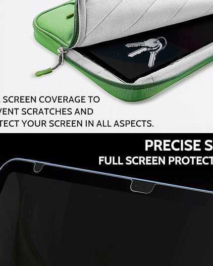 Peslv 360° Privacy Screen for iPad 10th 2022 10.9" & iPad 11th A16 2025 11", Anti Glare Blue Light Spy Filter Private Cover, High Sensitive Bubble-Free Easy Install Black Security Protector