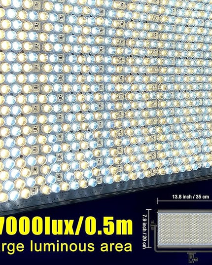GVM 1500D RGB LED Video Light, 75W Video Lighting Kit with Bluetooth Control, 2 Packs Led Panel Light for Photography, YouTube Studio, Video Shooting, Conference, 1128 Led Beads