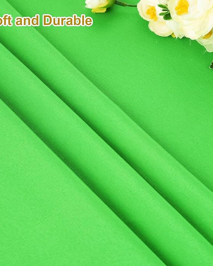 UTEBIT Green Screen Backdrop, 6x9 ft Photography Chroma Key Greenscreen Background Sheet for Background Removal, Thick Polyester Fabric Cloth Sheet for Photoshoot Video, Live Streaming (Backdrop Only)