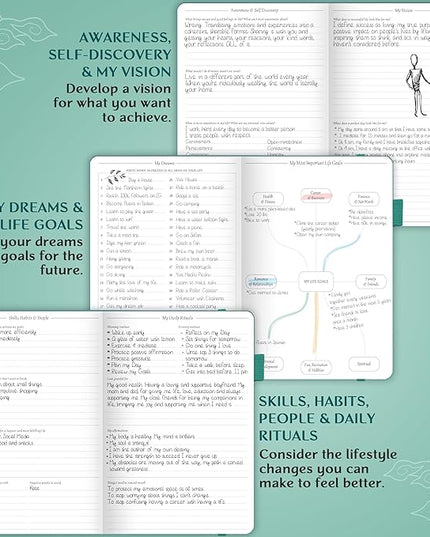 Legend Planner Hourly Schedule Edition – Deluxe Weekly & Daily Organizer with Time Slots. Time Management Appointment Book Journal for Work & Personal Life, Undated, A5 Hardcover – Viridian Green