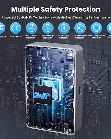 730W USB C Charger Block,GaN IV Fast Charging Station Hub 10 Ports,QC4.0+3 PD 100W USB C Laptop Charger Ports Power Adapter Compatible with MacBook Air/Pro,DELL,iPhone 17/16/15/14/13,iPad,Steam Deck