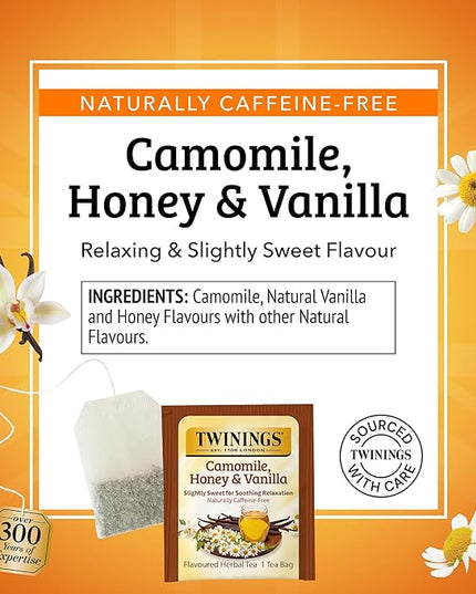 Twinings Tea Chamomile Honey and Vanilla Tea, 20 ct