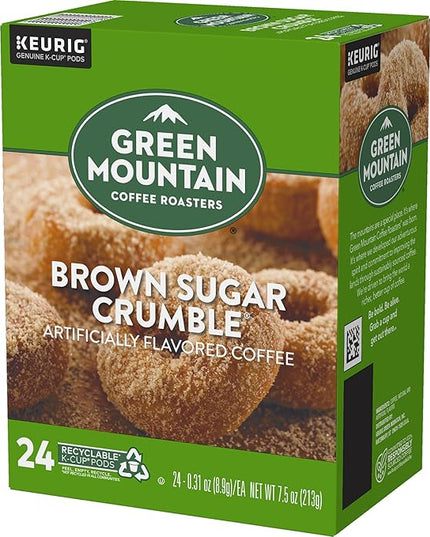 Green Mountain Coffee Roasters Brown Sugar Crumble Coffee, Keurig Single Serve K-Cup Pods, 96 Count