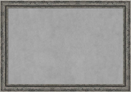 Amanti Art Black Framed Magnetic Board 28x40 Large Vision Board for use with Magnets, 100% Metal Sheet to Display Items as Office Decor or for Home Organization in mudroom, Kitchen or Kids Room