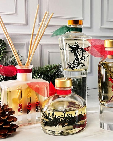 LOVSPA Reed Diffuser Set, Pink Peony Scented Oil Diffuser with Sticks, Home Fragrance Accessories for Bathroom Shelf Decor, Aroma Diffusers for Home or Office Desk, USA Made