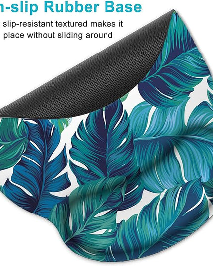 Lateefah Mouse Pad with Wrist Rest, 3-in-1 Gaming Mouse Pad, Keyboard Wrist Rest, Ergonomic Memory Foam Mousepad with Wrist Support for Computer Keyboard