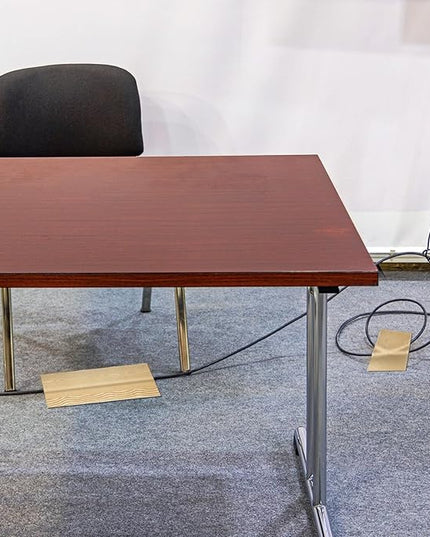 WILLBOND Carpet Cord Cover Cable Protector Floor Cover Cable Protector Management Only for Commercial Office Carpet(19.69 ft,Khaki)