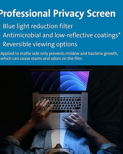 Kensington MagPro™ Magnetic Laptop Privacy Screen 15.6 inch, Removable 16:9 Laptop Privacy Filter Shield, Anti-Glare, Blue Ray Reduction, Compatible with HP/Dell/Acer/Asus/Lenovo (K58353WW)