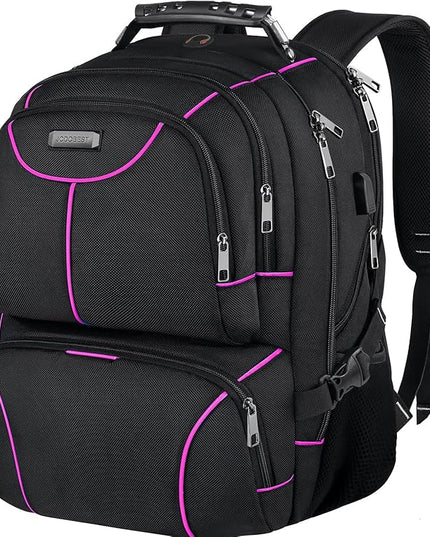 VECKUSON Laptop Backpack, 15.6 Inches, Purple, Unisex