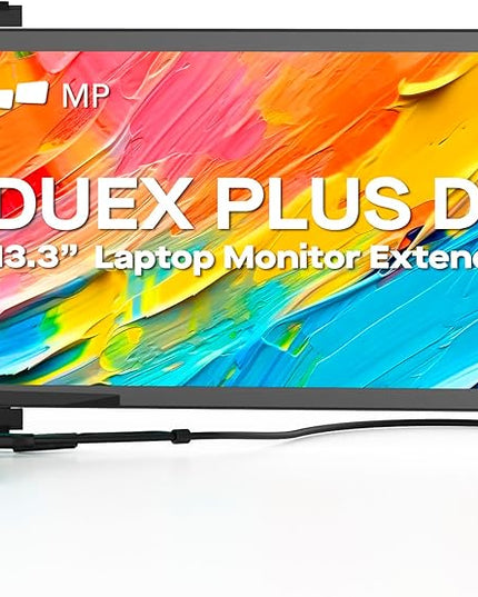 Portable Monitor for Laptops, New Mobile Pixels Duex Plus DS 13.3" FHD 1080P Laptops Screen Extender, USB Type-C/HDMI Plug and Play Laptop Extended Monitor, Windows/macOS/Android/Switch Compatible