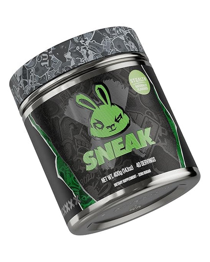SNEAK Energy Drink Powder | Stealth | No Sugar. No Nasties. Just Natural Caffeine, Focus-Boosting Nootropics | 40 Servings