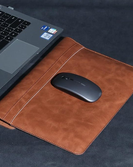 Leather Laptop Sleeve Compatible with MacBook Pro 16 Inch M4 M3 M2 M1 Pro/Max＆MacBook Air 15 Inch M4 M3 M2, Genuine Leather Protective Case Cover,Brown