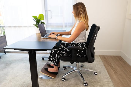 Footrest by Hopper – Rock, Bounce & Move While You Sit | Under Desk Foot Rest for Comfort, Ergonomics, Focus & Fidgeting | Great for Office, Home & Gaming