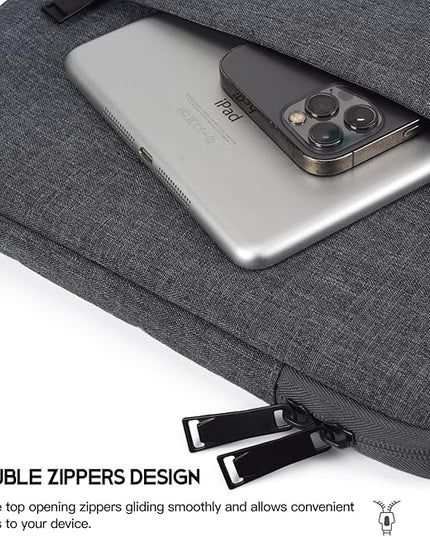 14 inch Laptop Sleeve Case for Lenovo ideapad 14, HP Pavilion x360/EliteBook/ProBook 14/Chromebook 14, DELL XPS 15, Latitude 5420 7420, ASUS Vivobook 14, Waterproof Computer Sleeve 14" Laptop Bag