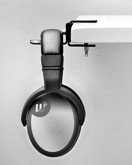 BRAINWAVZ Hengja - The Desk Headphone Stand Hanger Mount, All Metal, Rotatable Mount, PC & Gaming Headset Holder