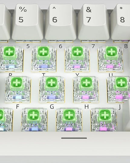 Kailh Box Jade Switches for Mechanical Gaming Keyboard,3-Pin 50gf Clicky/lubed/Dust&Waterproof Switches(108Pcs,Kailh Box Jade)
