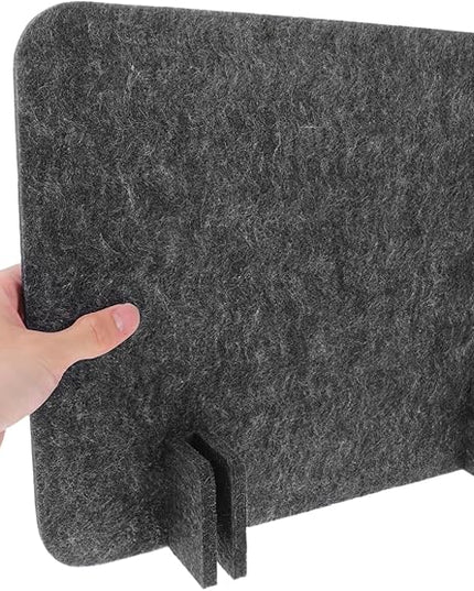 Uonlytech Felt Desktop Privacy Partition Panel Soundproof Desk Divider for Office and Classroom 30 x 18 Table Shield Easy Installation for Students and Teachers