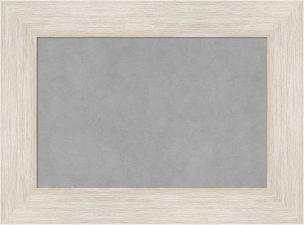 Amanti Art White Framed Magnetic Board 17x23 Small Vision Board for use with Magnets, 100% Metal Sheet to Display Items as Office Decor or for Home Organization in mudroom, Kitchen or Kids Room